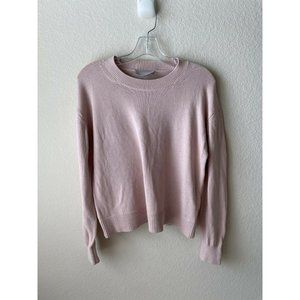 Everlane Regular Size Small Solid Pink Pullover Sw